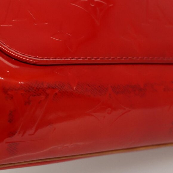 LOUIS VUITTON Monogram Vernis Thompson Street Bag Red M91094 LV Auth 116785 - Picture 12 of 16
